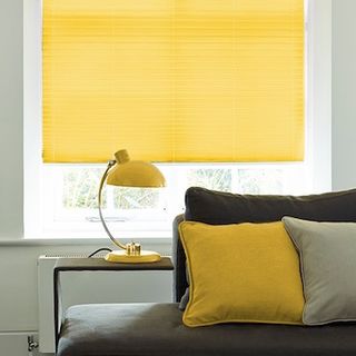 Pleated Blind_Salerno Citrus_Roomset