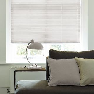 Pleated Blind_Salerno White_Roomset