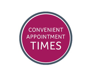 convenient appointment times