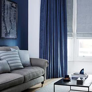 Curtain Fascination Denim Roomset