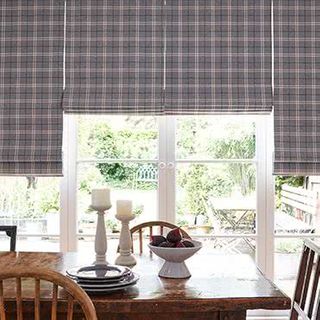 Roman blind Wallace Cranberry Roomset