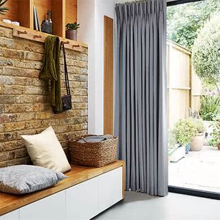 Howard cranberry curtains