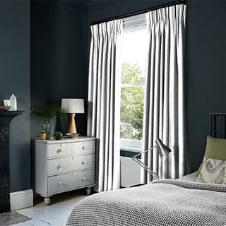 Tetbury Ice White Curtains