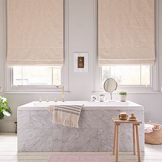 Echo Shell Roman blind