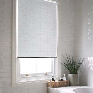 Cosmic blue mist roller blind