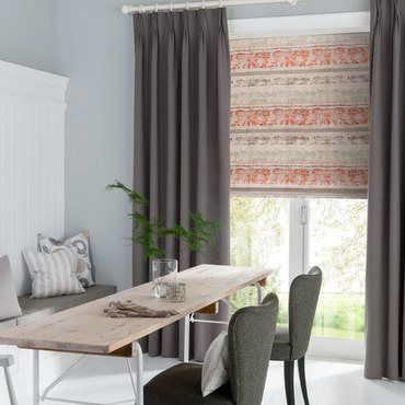 Roman Blind_Fjord Coral_Roomset