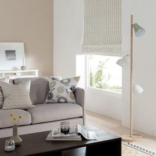 Roman Blind_Lotta Dove Grey_Roomset