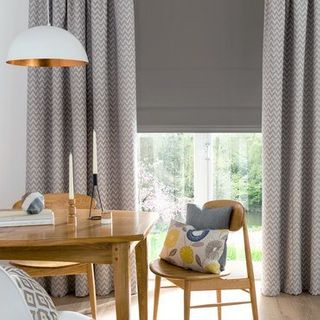 Roman Blind_Tetbury Charcoal_Roomset