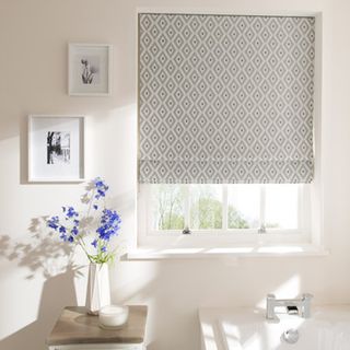 Roman Blind_Laverne Graphite_Roomset