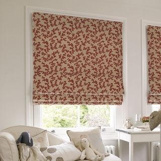 Roman Blind_Aurella Claret_Roomset