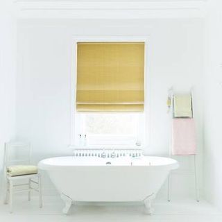 Roman Blind_Clarence Chartreuse_Roomset