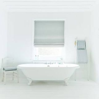 Roman Blind_Clarence Sky Blue_Roomset
