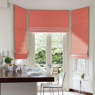Roman Blind_Harlow Fuschia_Roomset