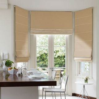 Roman Blind_Harlow Taupe_Roomset