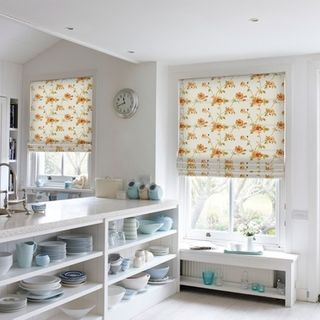 Roman Blind_Lambay Apricot_Roomset