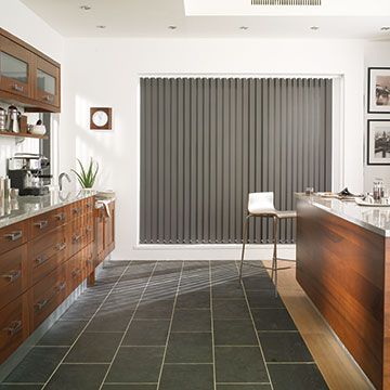 Vertical Blind_Acacia Charcoal_Kitchen