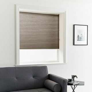 Pleated Blind_Thermashade Charcoal_Roomset