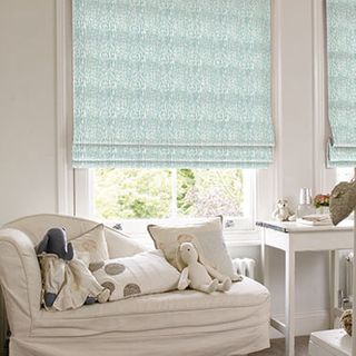 Roman Blind_Daze Peacock_Roomset