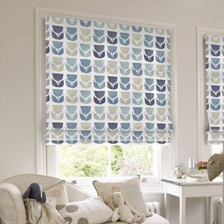 Roman Blind_Rayna Aqua_Roomset