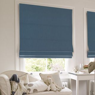 Roman Blind_Tetbury Denim_Roomset