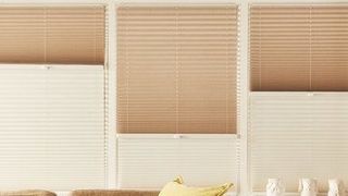 Pleated Blind_Elba Cream_Conservatory