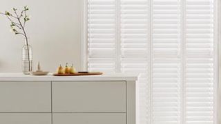 Windsor Full Height White Shutters