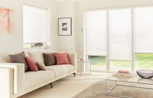 Kinsey White Motorised Roller blind