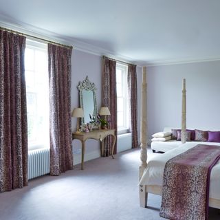 House Beautiful Baroque Mulberry curtains