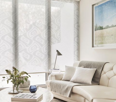 House Beautiful Clarity White Roller blind