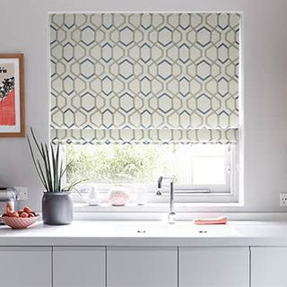Roman Blind Verve Blue