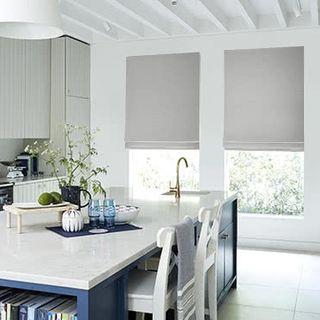 Roman Blind Huxley Dove Grey