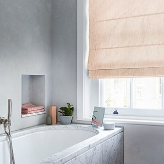Mineral Blush Roman blind