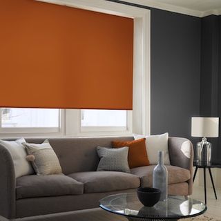 Acacia spice roller blind