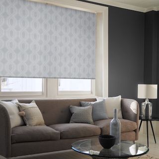 Brindle grey roller blind