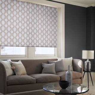 Brindle spice roller blind