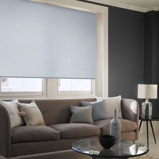Brooklyn denim drift roller blind