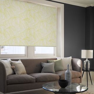 Greenery tropical roller blind