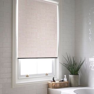 Impress crystal pink roller blind