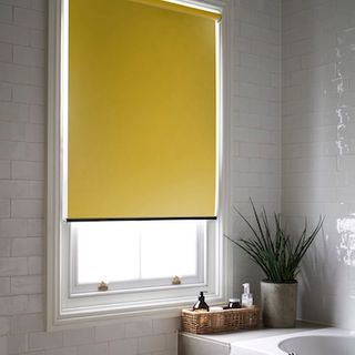 Ravenna mustard roller blind