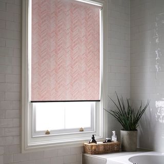 Siesta salmon roller blind