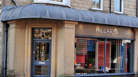 exterior of Hillarys blinds, curtains and shutters showroom in Harrogate