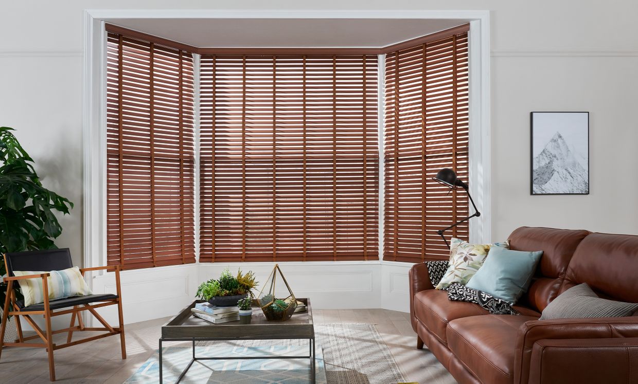 Nutmeg Venetian blinds