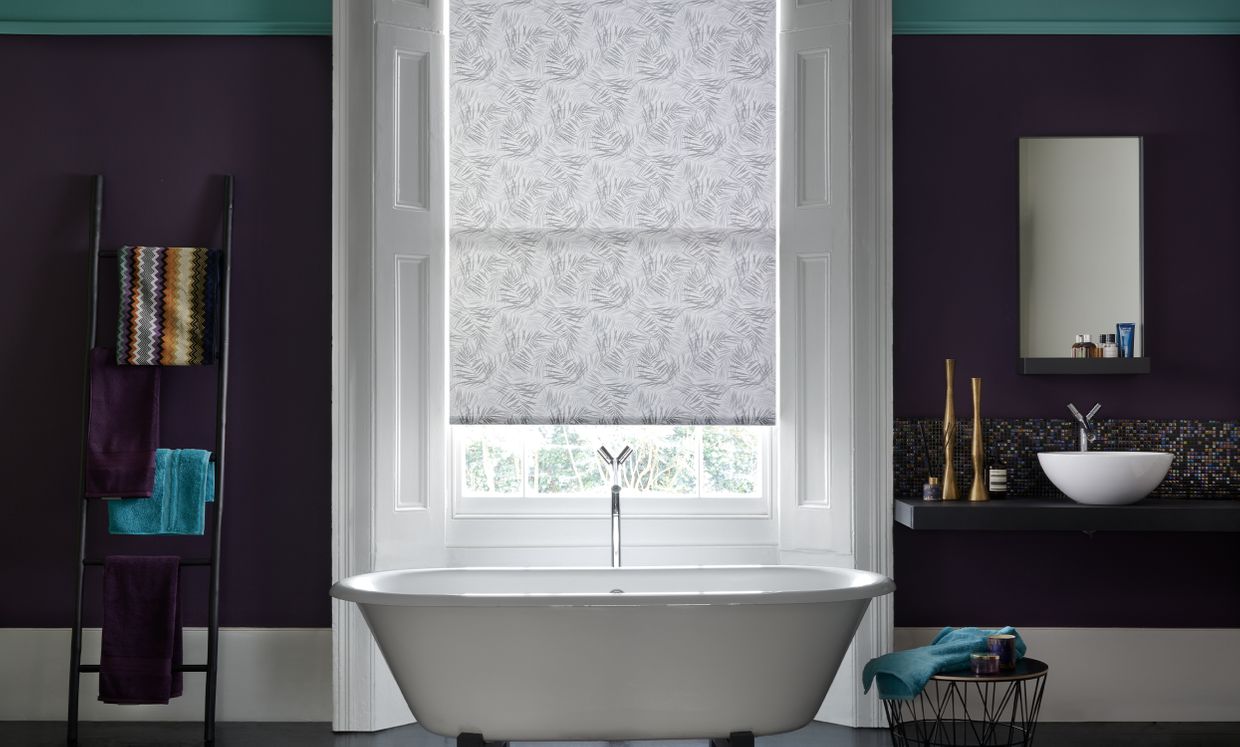 Hothouse black bathroom blind