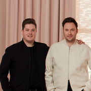 Portrait of Jordan and Russell from 2LG Studio