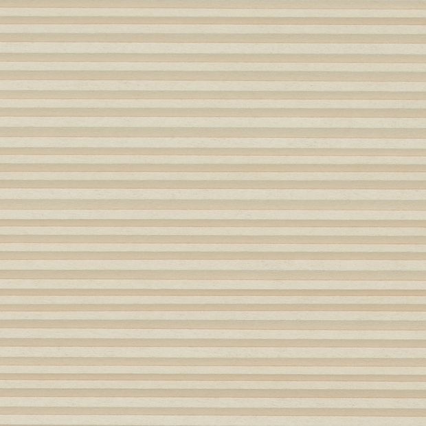 Cream and beige striped swatch for pleated blinds