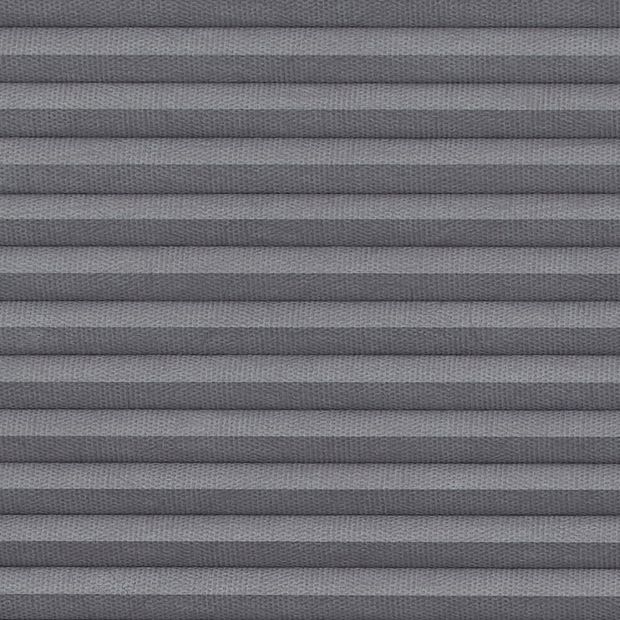 Thermashade blackour grey swatch for pleated blinds