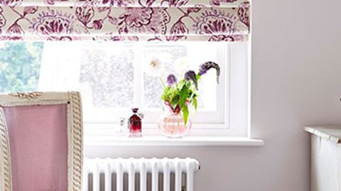 Roman Blind_Portia Quartz_Bedroom