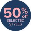 50% off selected styles
