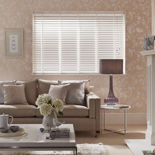 Wooden Blinds_Haywood Provence White_Roomset