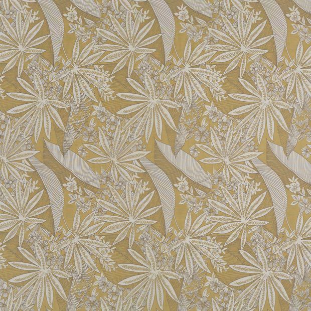 Flat swatch fabric of Diva Golden Golden